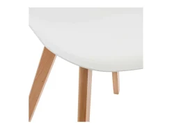 Silla infantil madera blanco Nordic petit 56,5x31x32cm
