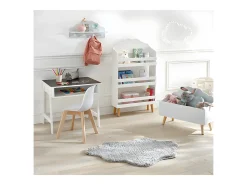 Silla infantil madera blanco Nordic petit 56,5x31x32cm