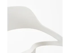 Silla Kinzo de polipropileno para interior y exterior-Color Blanco