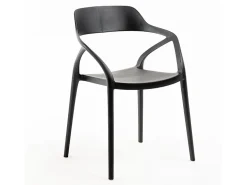 Silla Kinzo de polipropileno para interior y exterior-Color Blanco