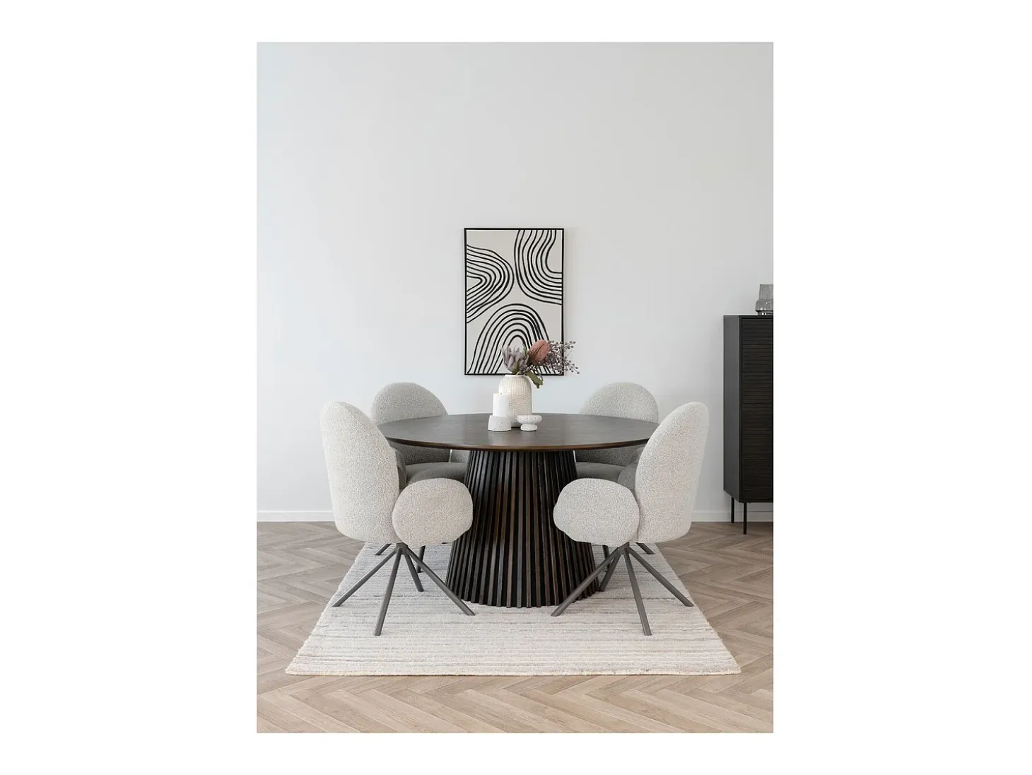 Silla Lana, Beige, 69x65x91,5 cm, Kendra Home