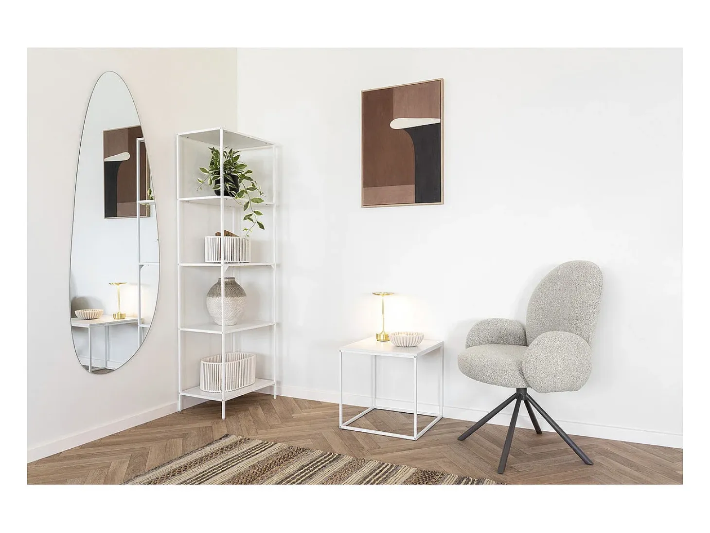 Silla Lana, Beige, 69x65x91,5 cm, Kendra Home