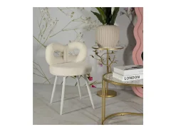 Silla Lazo, Blanco, 40x40x67 cm, Kendra Home