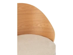 Silla LONE – Diseño moderno y comodidad duradera-Color ribete verde crudo