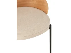 Silla LONE – Diseño moderno y comodidad duradera-Color ribete verde crudo