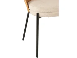 Silla LONE – Diseño moderno y comodidad duradera-Color ribete verde crudo