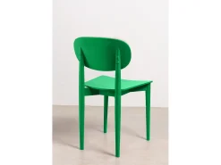 Silla madera haya maciza Verde SANDRO