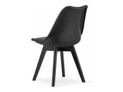 Silla MARK - negra / patas negras x 1