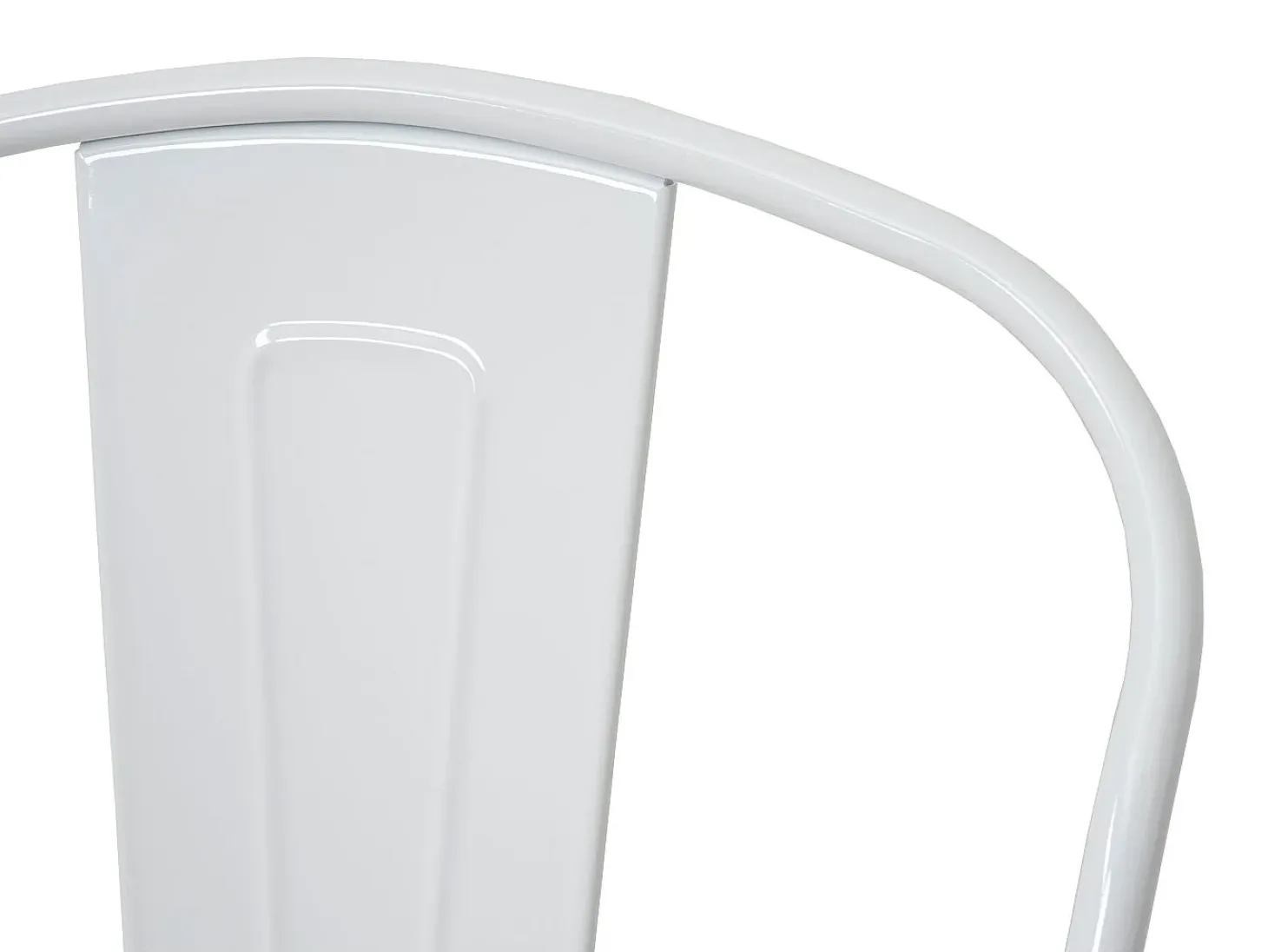 Silla MCW-A73 con asiento de madera, blanco