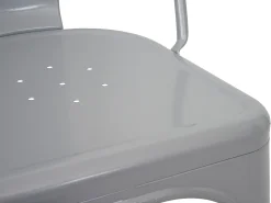 Silla metálica MCW-A73, gris