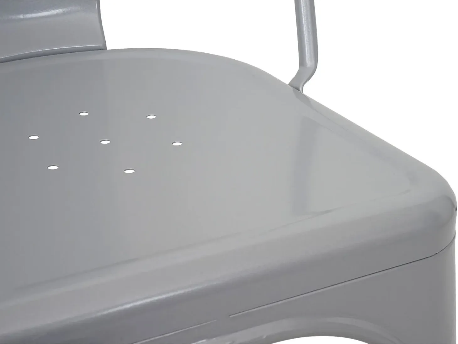 Silla metálica MCW-A73, gris
