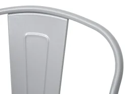 Silla metálica MCW-A73, gris