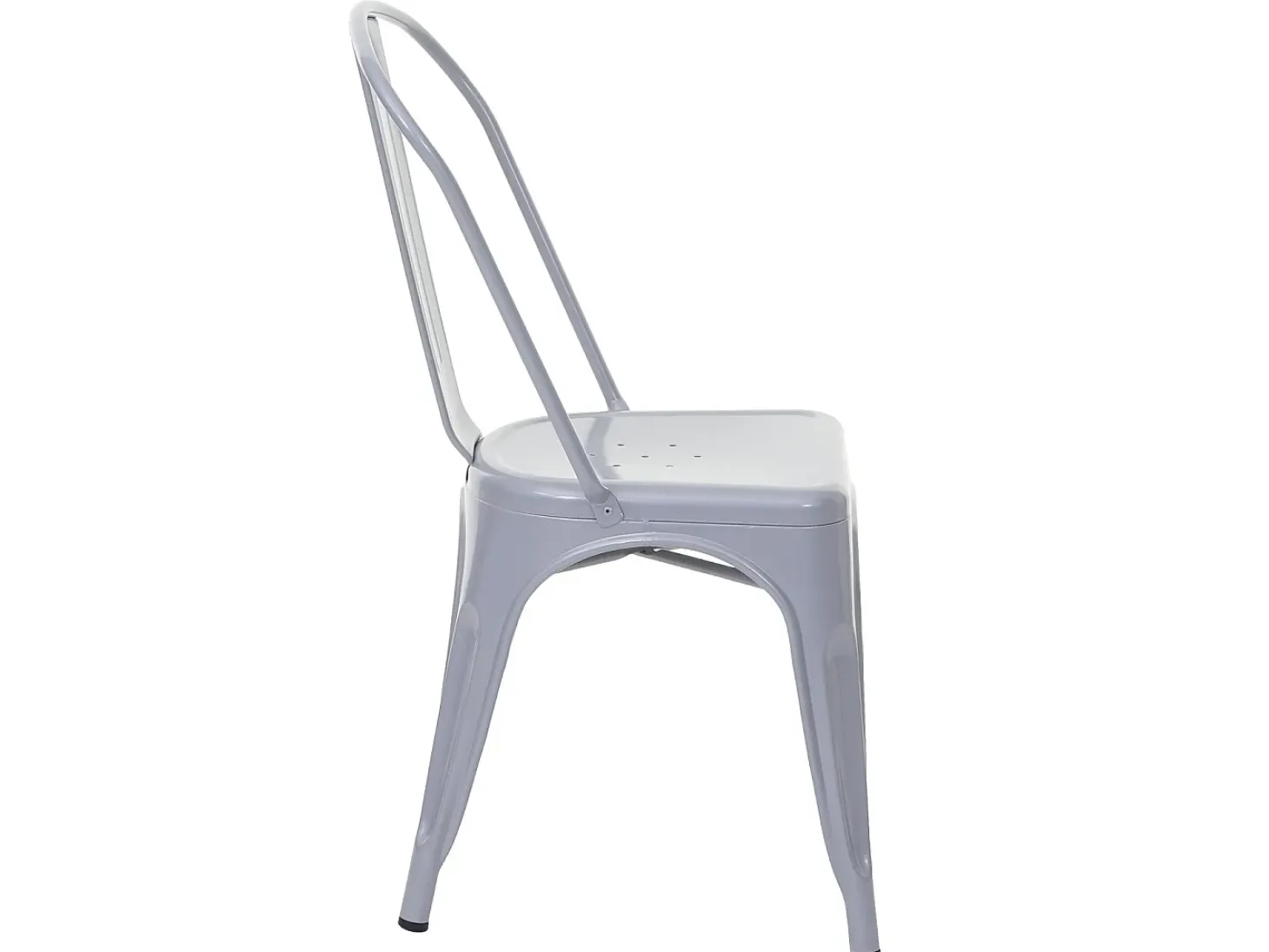 Silla metálica MCW-A73, gris