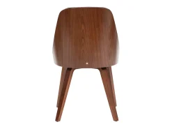 Silla negra y madera oscura FLUFFY