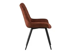 Silla NINO – Terciopelo Óxido – H84 × L56 × P62.5 cm – Estilo diseño