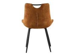 Silla 'NINO' Terciopelo Dorado, dimensiones H84 x L56 x P62.5, ideal para tu cocina o comedor.