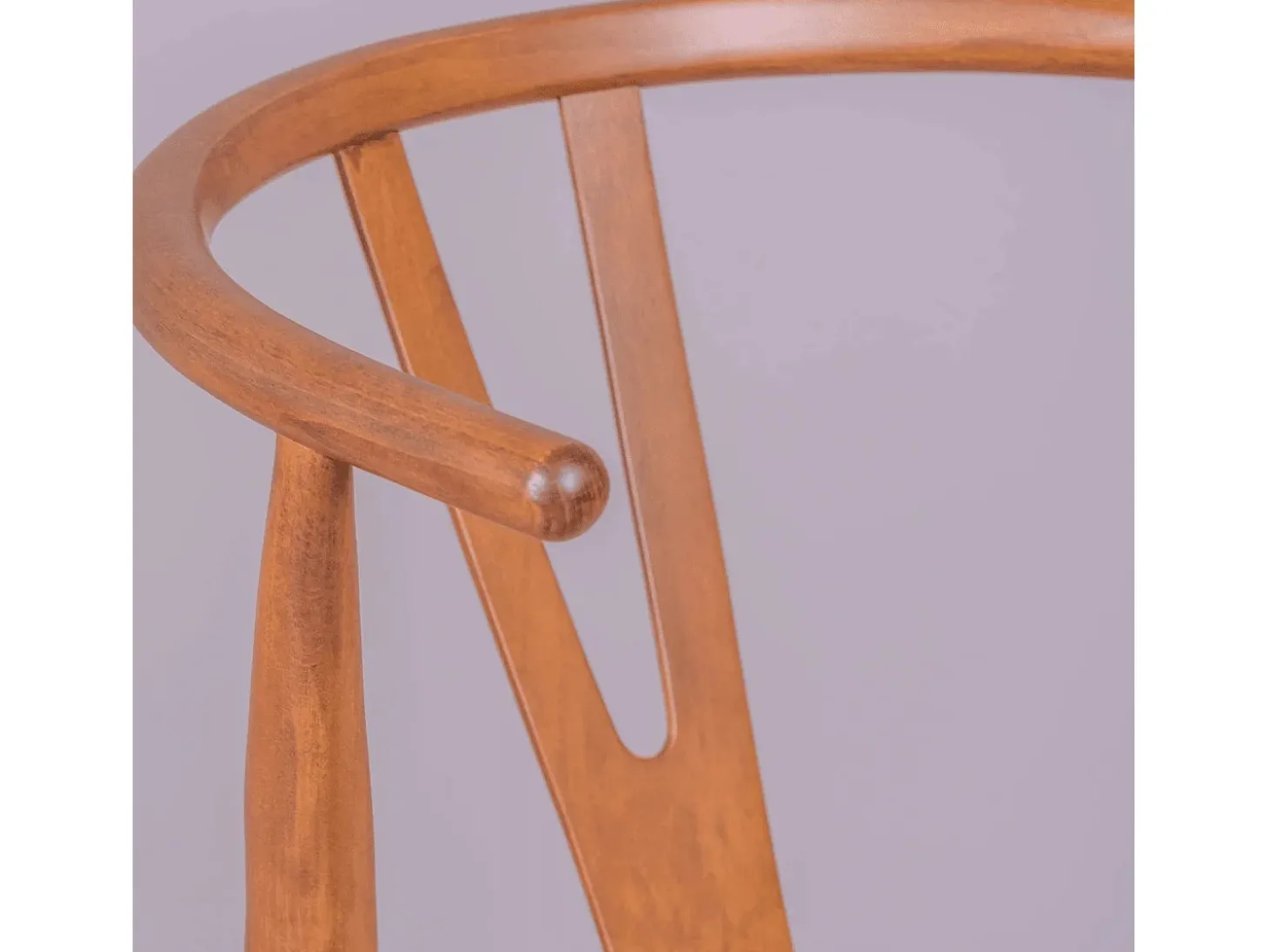 Silla nórdica en madera de nogal y cuerda ecológica - Wish - Nogal