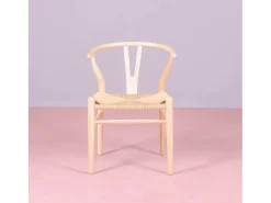 Silla nórdica en madera de fresno natural y cuerda ecológica - Wish - Fresno Natural