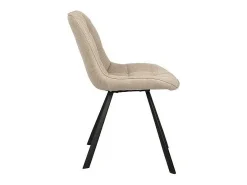 Silla PALMA – Tela beige – L51 x H80 x P61 cm – Confort y elegancia
