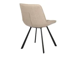Silla PALMA – Tela beige – L51 x H80 x P61 cm – Confort y elegancia