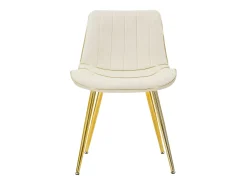 Silla París Crema/Dorada Conjunto 2 Piezas 51X59X79 Cm