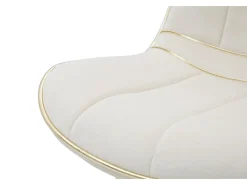 Silla París Crema/Dorada Conjunto 2 Piezas 51X59X79 Cm
