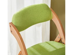 Silla Plegable de Madera con Asiento y Respaldo Tapizado Sillón para Cocina, Oficina 47 x 60 x 77 cm Verde FST92-GR SoBuy ES