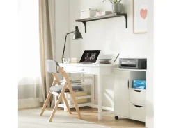 Silla Plegable de Madera con Asiento y Respaldo Tapizado Sillón para Cocina, Oficina 47 x 57 x 79 cm FST92-N SoBuy ES