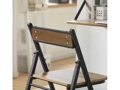 Silla Plegable Silla de Oficina 46 x 48 x 80 cm FST88-PF SoBuy ES