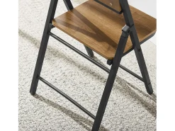 Silla Plegable Silla de Oficina 46 x 48 x 80 cm FST88-PF SoBuy ES