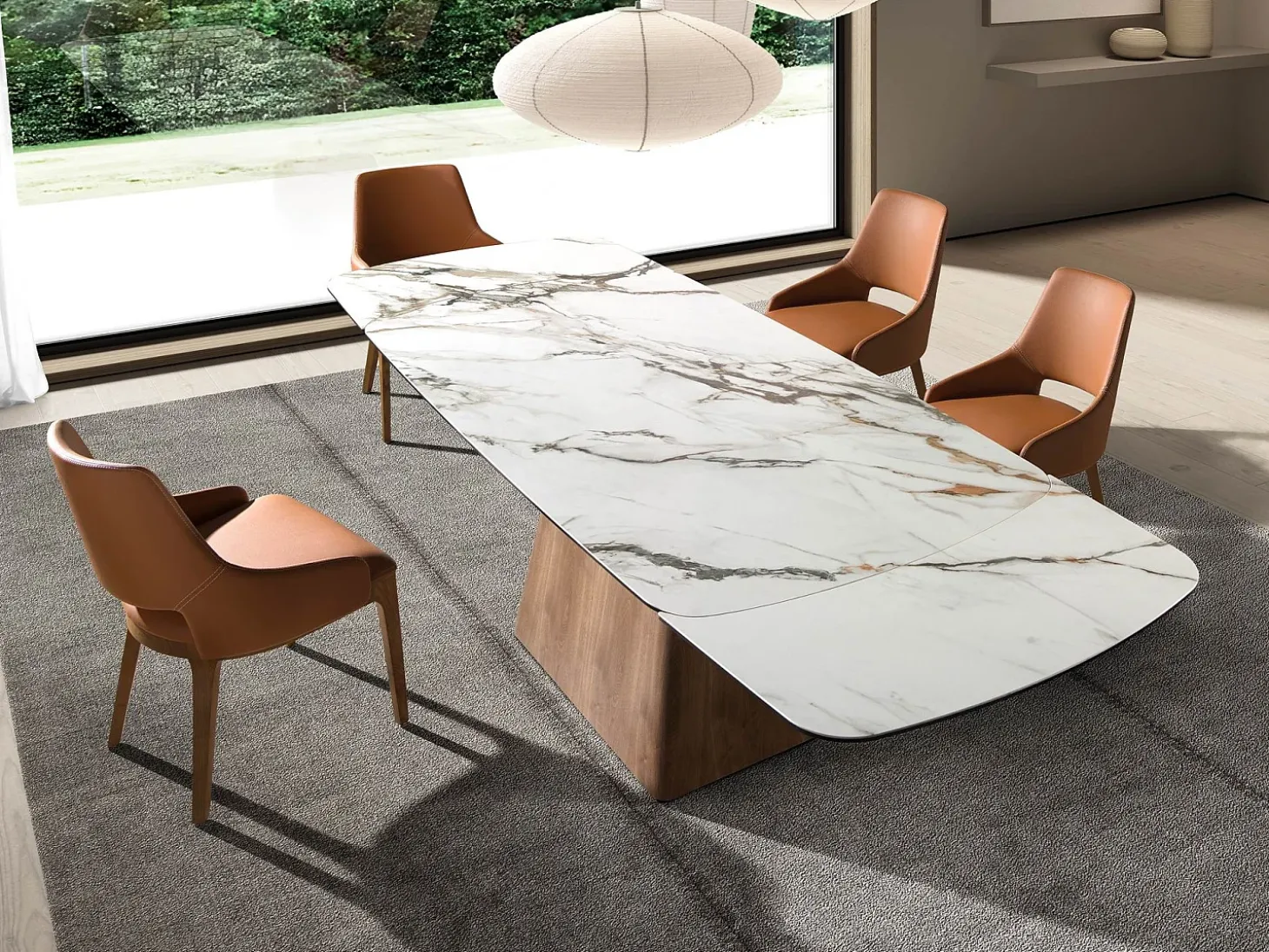 Silla polipiel marrón 4156 ANGEL CERDA