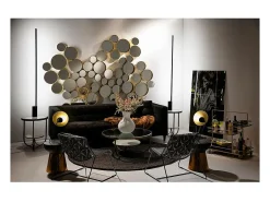 Silla Rohan de metal negro