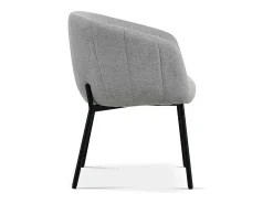 Silla SEVILLA Tela Gris claro, dimensiones H79 x L57 x P62, ideal para tu cocina o comedor.