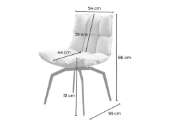 Silla tapizada - Verde Tejido - BARO