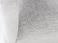 Silla tapizada 62x75x58 cm gris plata Leith LET71G