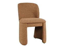 Silla tapizada 54x83x60,5 cm naranja gris Leith LET78B