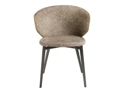 Silla tela marrón jaspeada