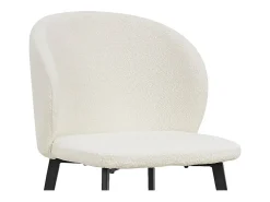 Silla TOLO Tela Bouclé Blanca, dimensiones H80 x L51 x P55, ideal para tu cocina o comedor.