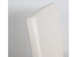 Silla Trudy patas blancas cojín blanco 01