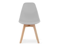 Silla Valora KITO ergonómica con patas de madera gris (x3)