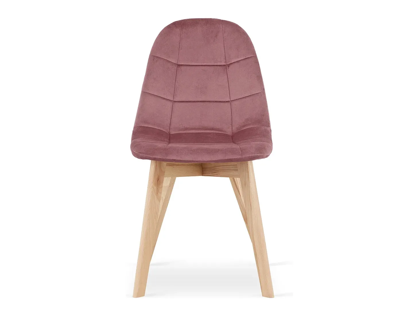 Silla Valora NUUC de terciopelo rosa oscuro, diseño ergonómico x3