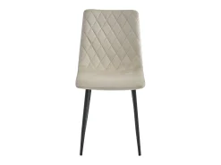 Silla Valora TURIN Terciopelo Beige Diseño Ergonómico x4
