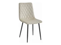 Silla Valora TURIN, terciopelo beige, diseño ergonómico (x3)