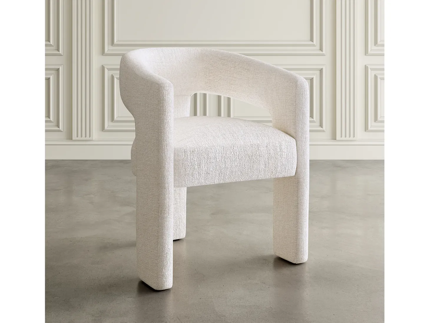 Silla 62x75x58 cm beige Leith LET71N
