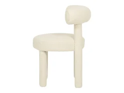 Silla 62x80x58 cm Crema Claro Leith LET77L