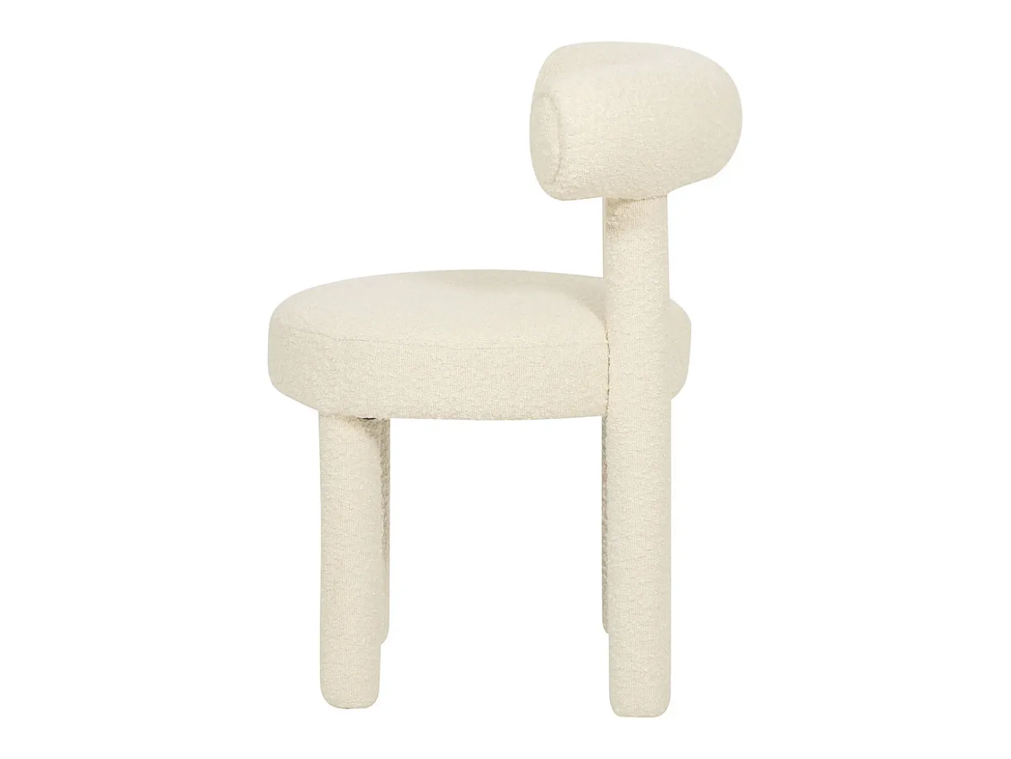Silla 62x80x58 cm Crema Claro Leith LET77L