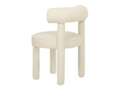 Silla 62x80x58 cm Crema Claro Leith LET77L