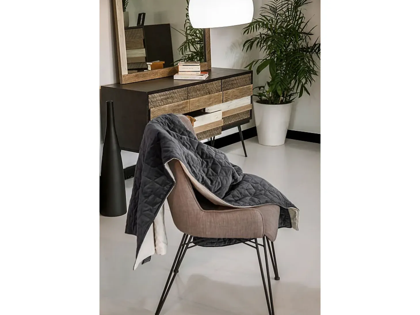 Silla 57x92x63 cm gris adesso adesd03b
