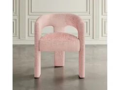 Silla 62x75x58 cm rosa Leith LET71P
