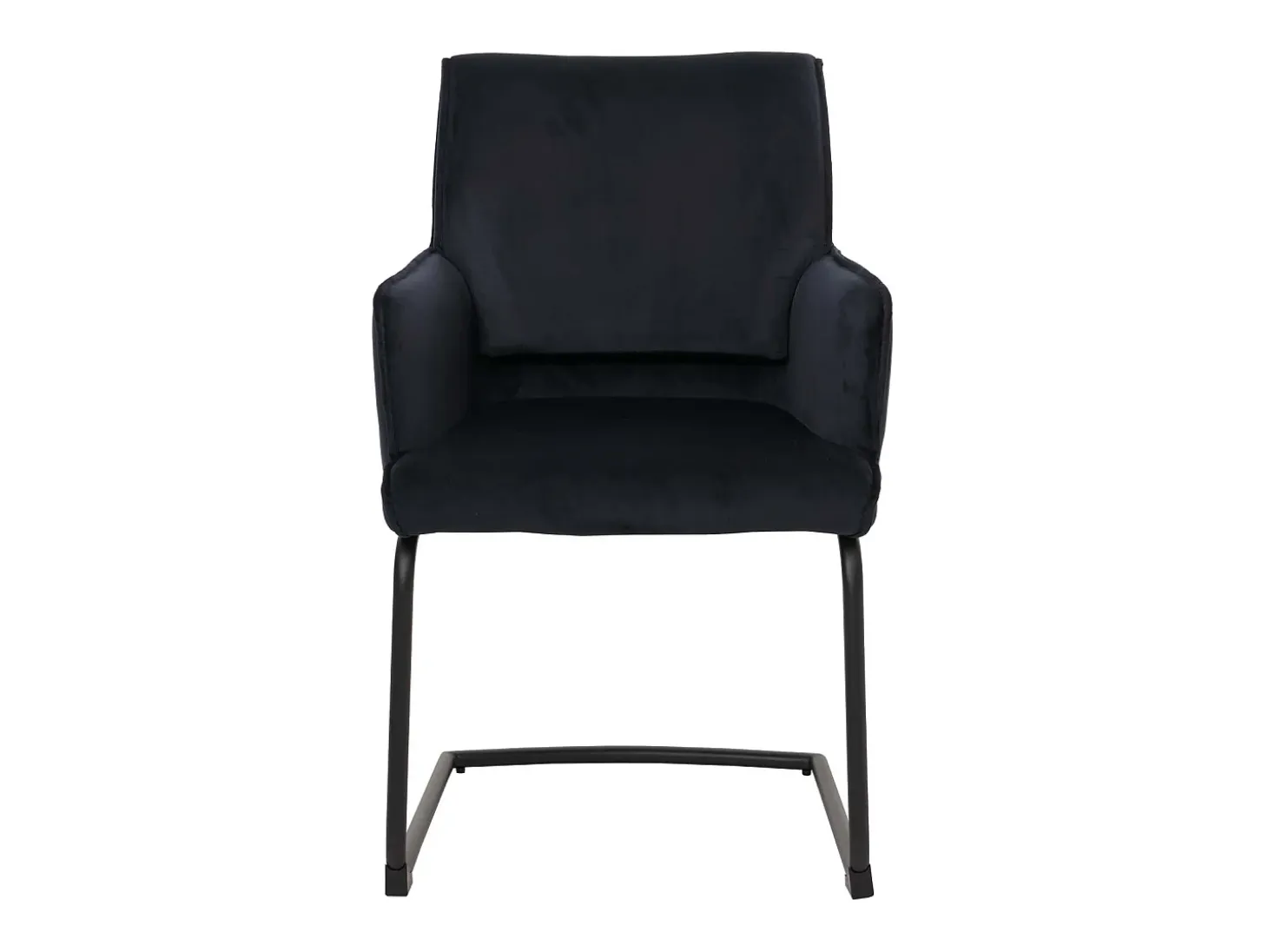 Sillas cantilever MCW-N60 (juego de 6), azul antracita